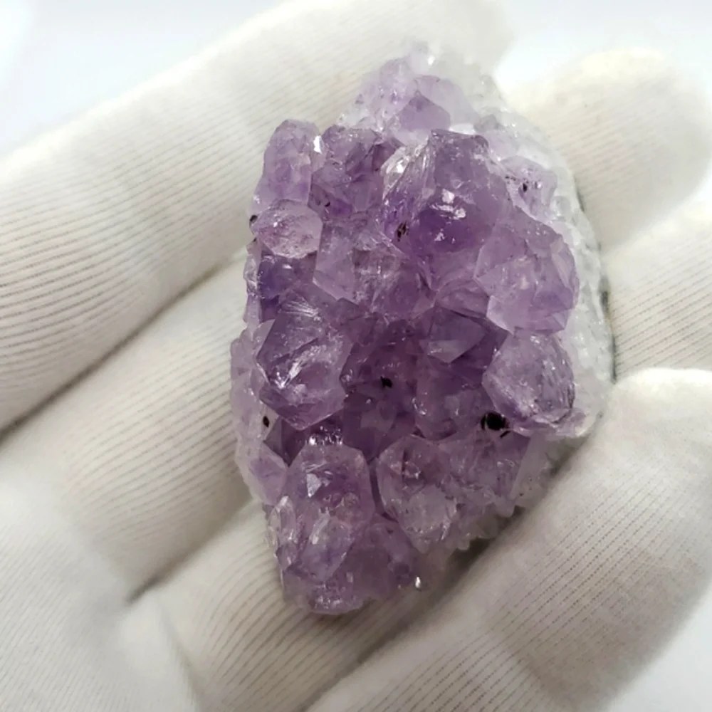Amethyst Clusters Two Beautiful Pieces Dark & Light Colors #38 - Picture 12 of 13